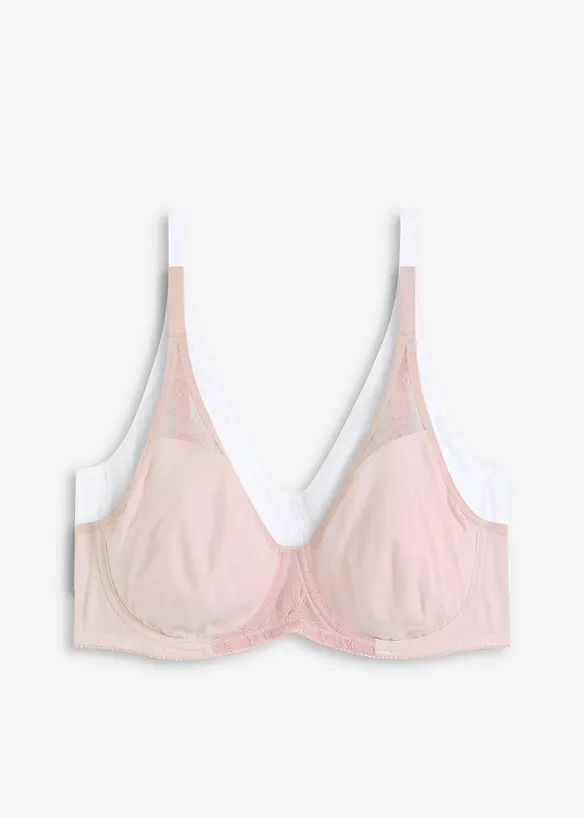 Spile-BH med myk bomull (2-pack), bonprix