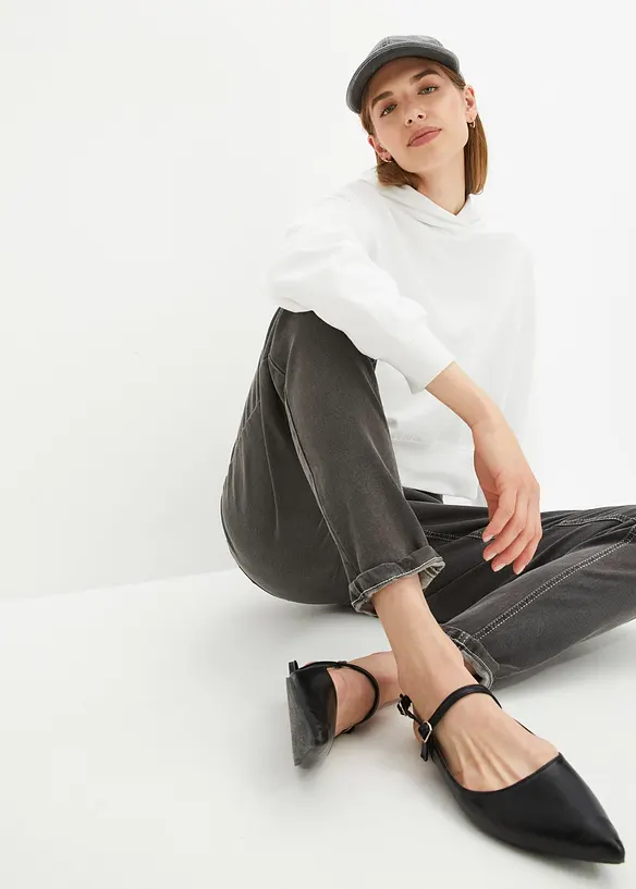 Mom-jeans High Waist, Stretch, bonprix