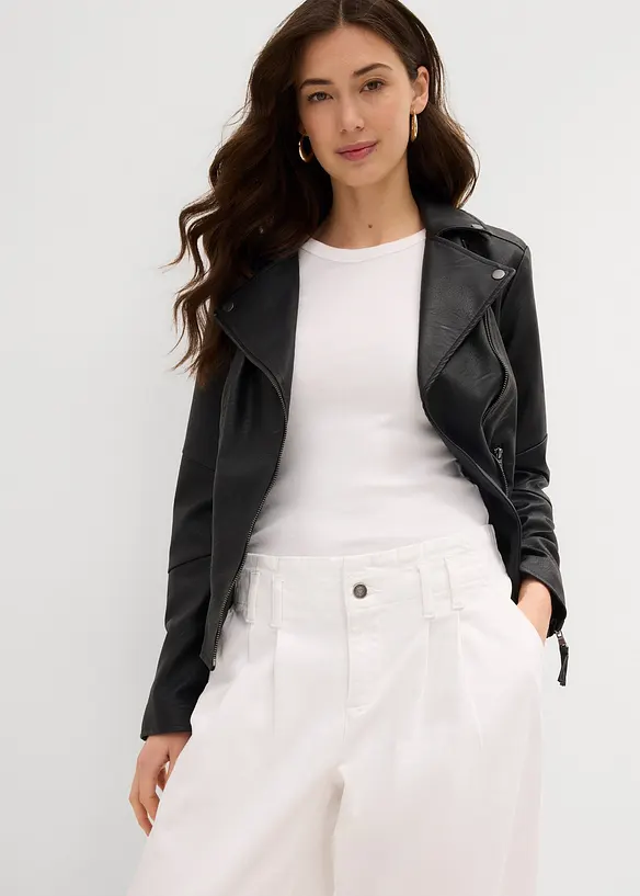 Wide Leg-jeans Low Waist, Low Stretch, bonprix