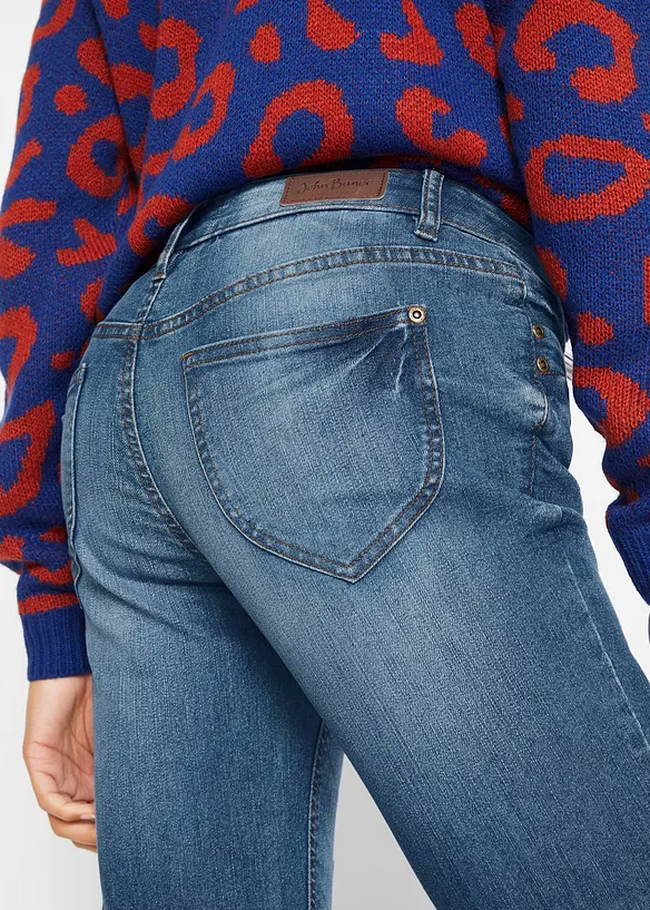 Bootcut-jeans Mid Waist, Komfort-Stretch, bonprix