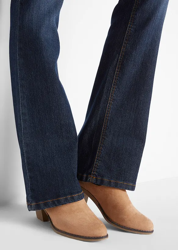 Bootcut-jeans Mid Waist, Komfort-Stretch, bonprix