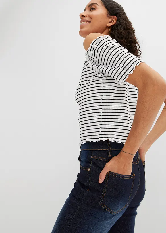 Straight-jeans Mid Waist, Stretch, bonprix