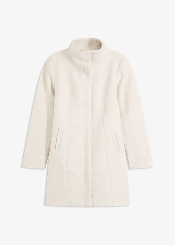 Kort kåpe i bouclé, bonprix