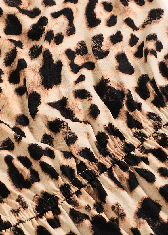 Jerseykjole med print, bonprix