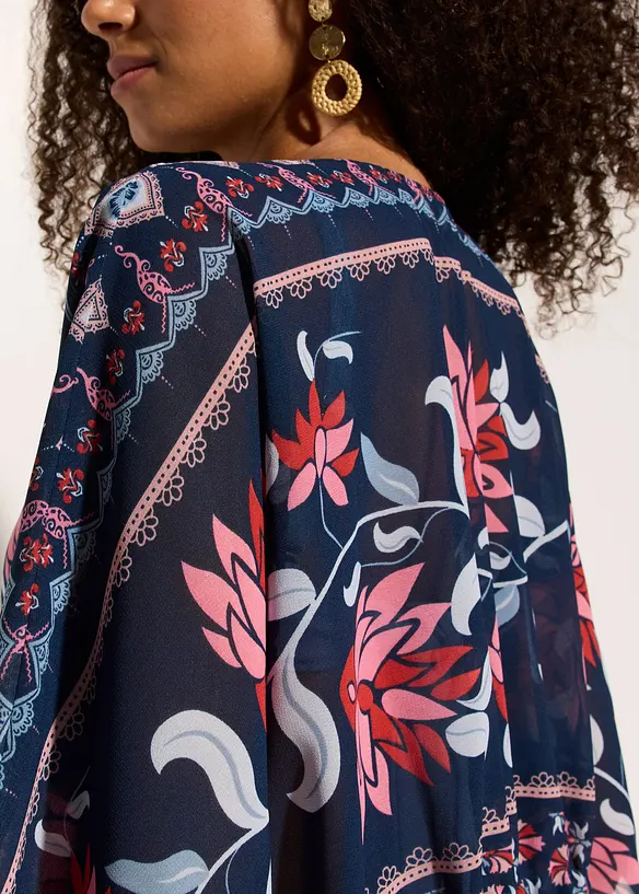 Strandtunika i lett chiffon, bonprix