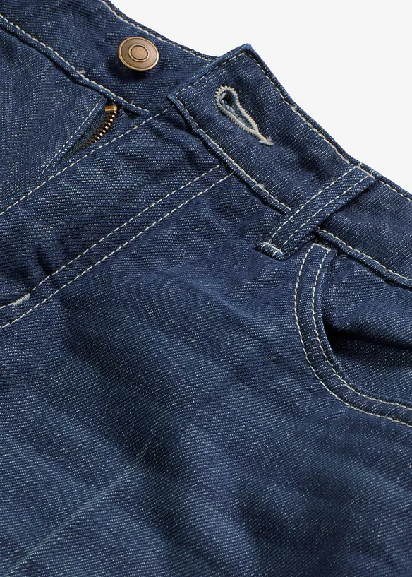 Jeansbermuda Mid Waist, Low Stretch, bonprix