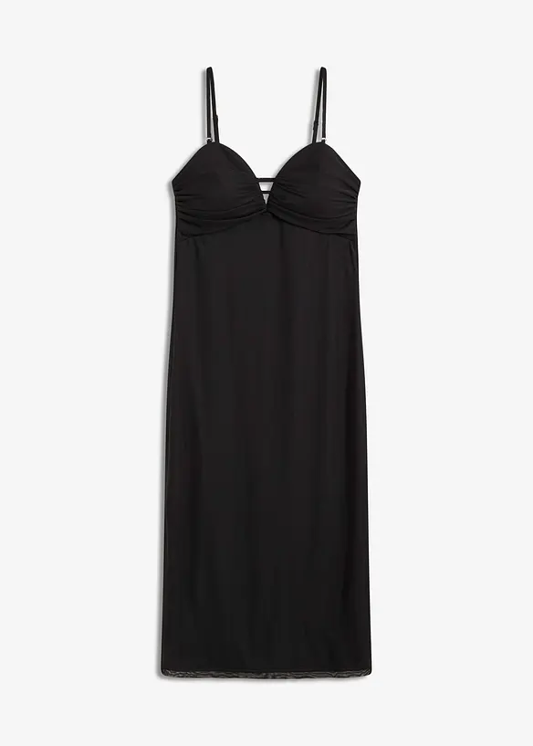 Maxikjole med dyp utringning, bonprix