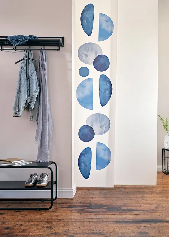 Panelgardin med grafisk trykk (1-pack), bonprix