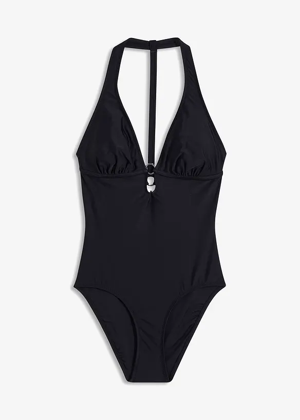Badedrakt med dyp utringning, bonprix