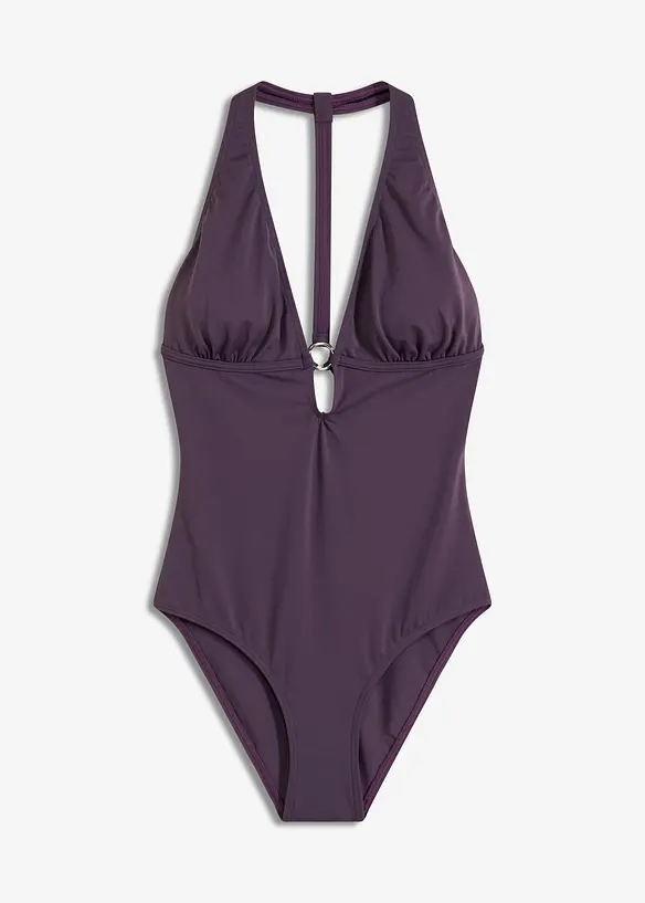 Badedrakt med dyp utringning, bonprix