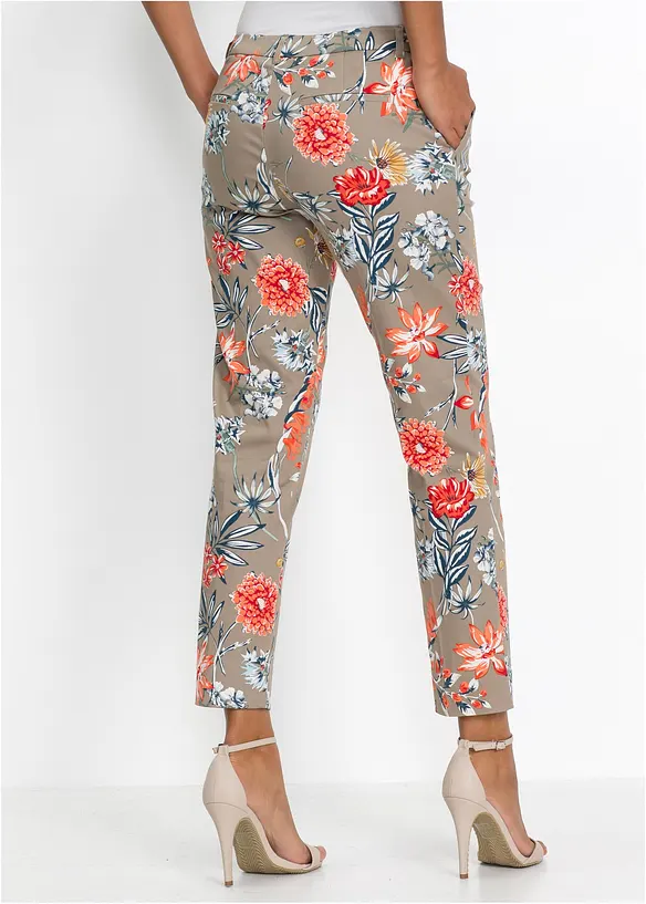 Bukse med stretch, 7/8 lang, bonprix