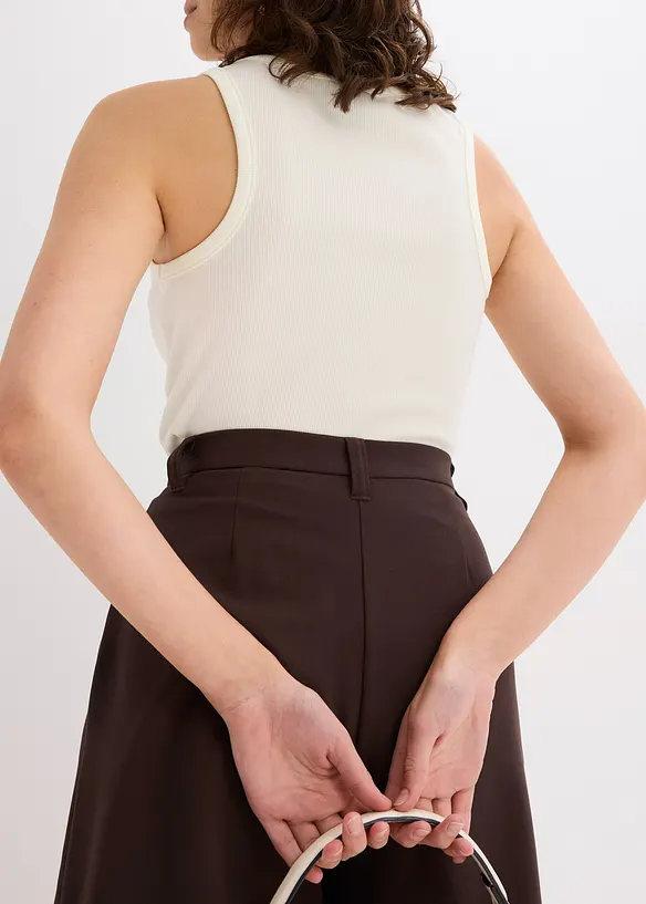 Bermudashorts med innsnitt, bonprix