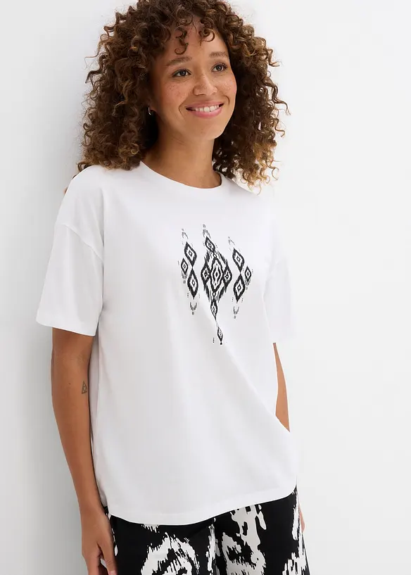 T-skjorte med print, bonprix