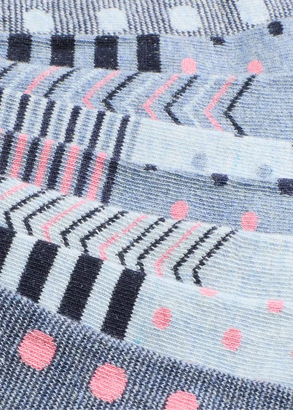 Sneakerssokker med økologisk bomull (8-pack), bonprix