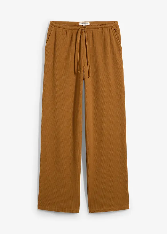 Bukse i strukturmateriale i 100% bomull, bonprix