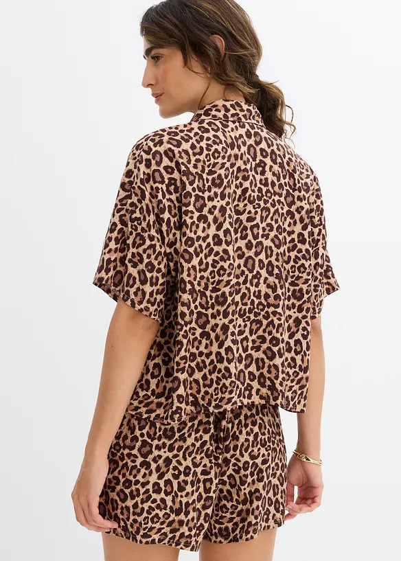 Bluse i lett viskose, bonprix
