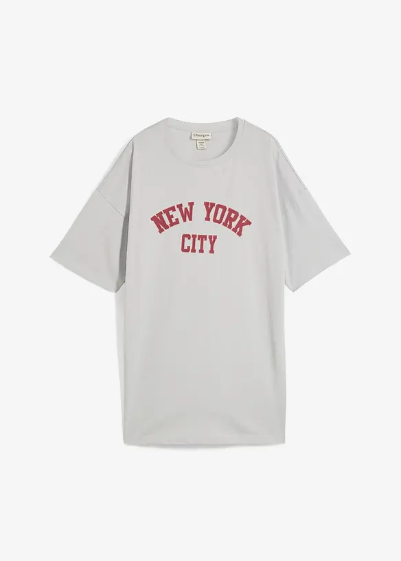 Oversized topp i 100% økologisk bomull, bonprix