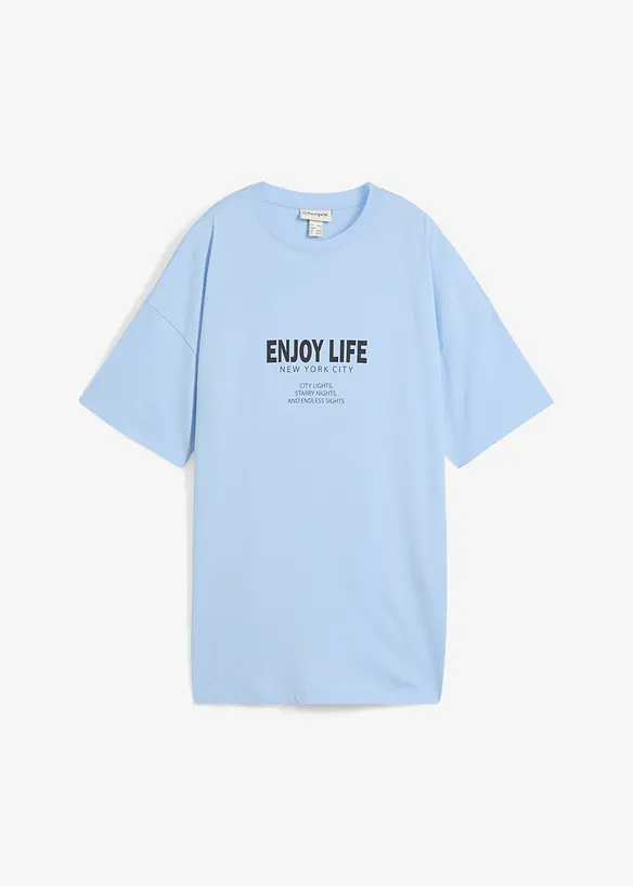 Oversized topp i 100% økologisk bomull, bonprix