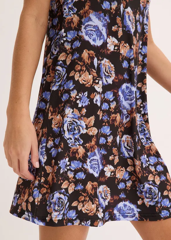 Minikjole med one-shoulder, bonprix