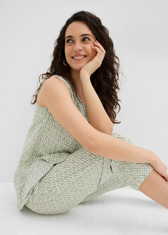 Lang bluse i myk viskose, bonprix