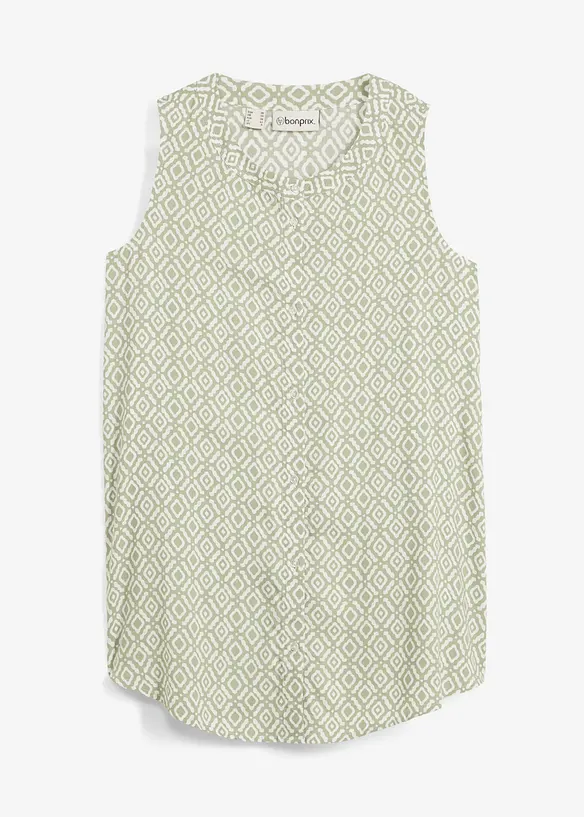Lang bluse i myk viskose, bonprix