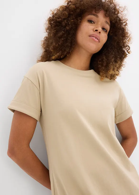 Jerseykjole i 100% økologisk bomull, bonprix