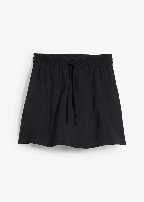 Bukseskjørt i musselin, bonprix