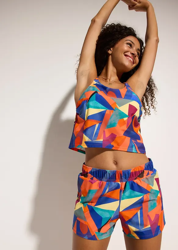 Tankini (2-delt sett) med shorts, bonprix