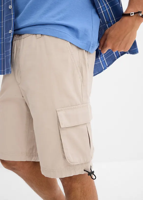 Cargo-bermudashorts med komfortlinning, Regular Fit, bonprix