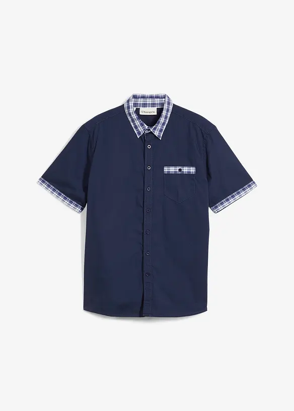 Kortermet skjorte i 100% bomull, bonprix