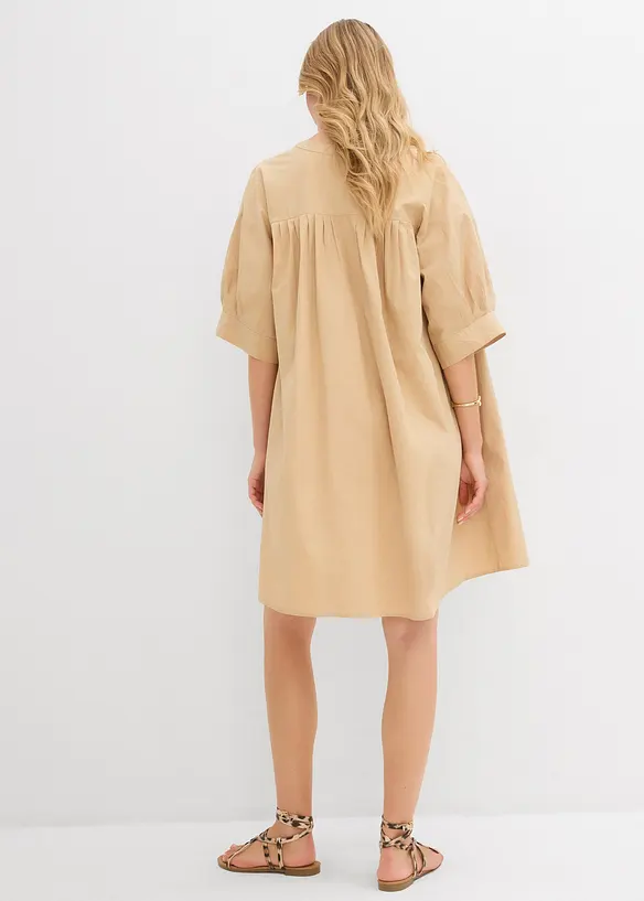 Oversized kaftankjole i 100% økologisk bomull, bonprix