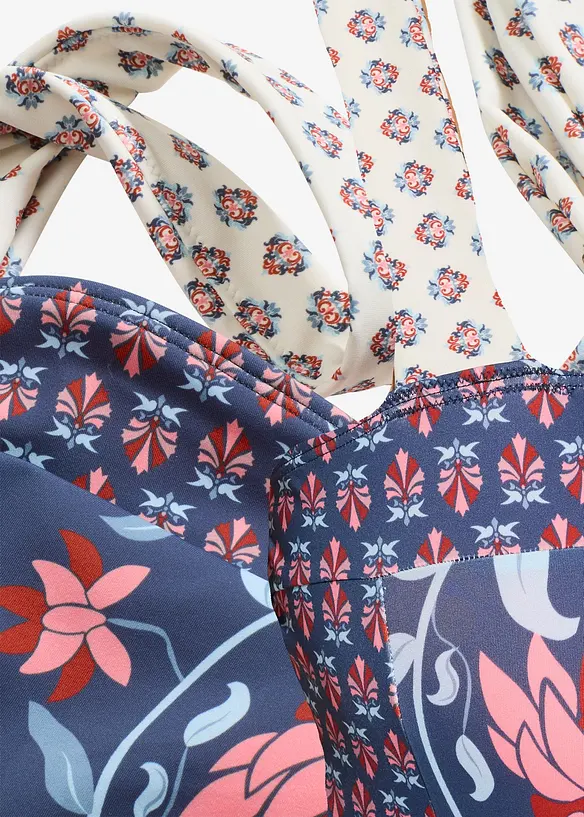 Bandeau-badedrakt med brede stropper, bonprix