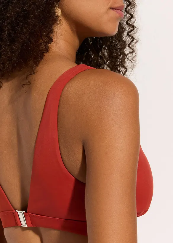 Bustier-bikinioverdel med V-utringning, bonprix