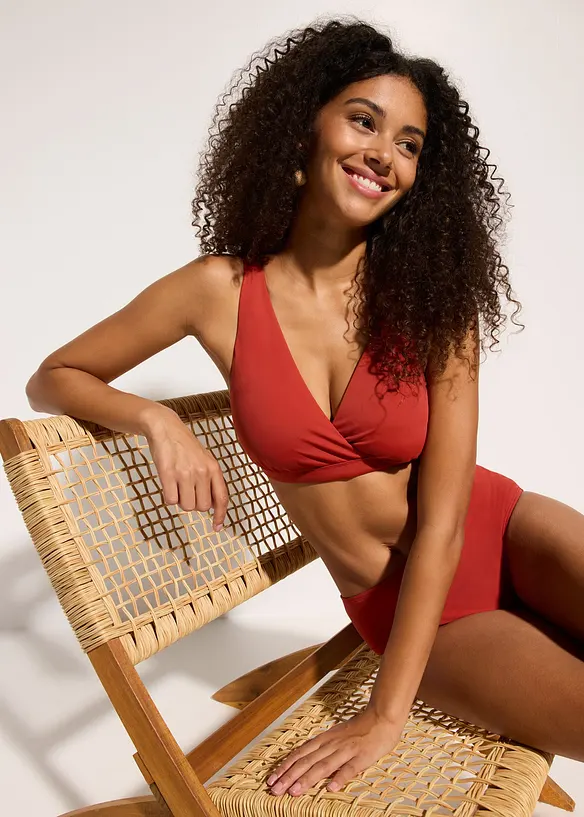 Bustier-bikinioverdel med V-utringning, bonprix