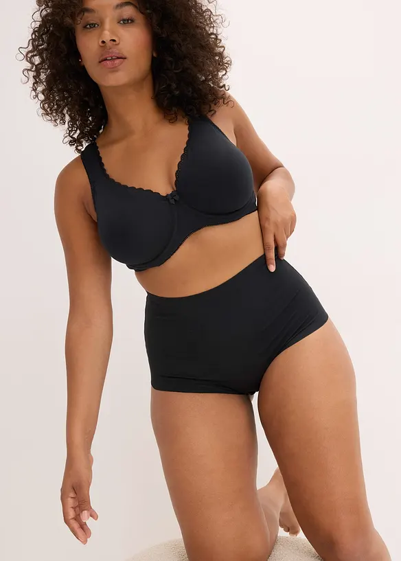 Usynlig light shape -truse av 100% bomull, bonprix