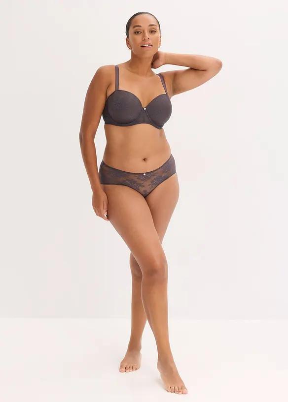 Balconette-BH (2-pack) med delikat blonde, bonprix