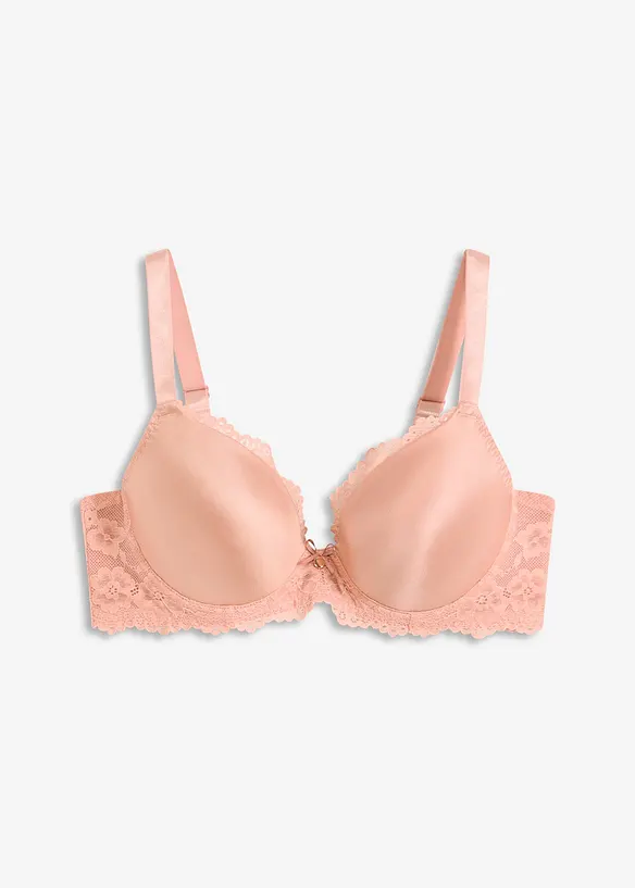 Push up-BH i glinsende materiale, bonprix