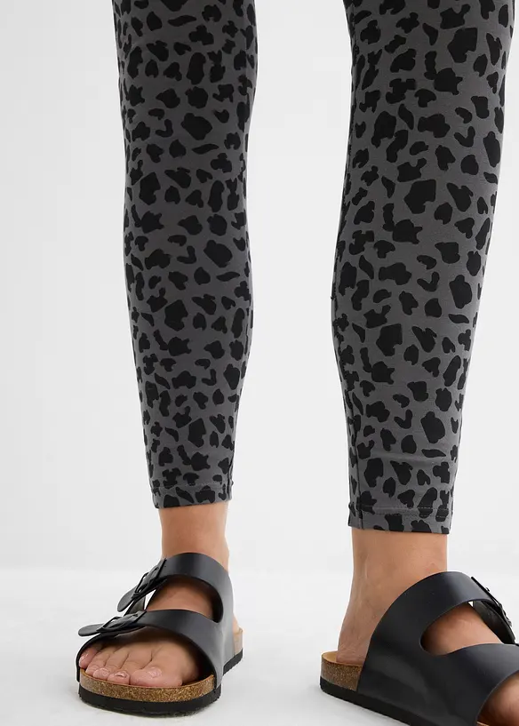 Mammaleggings i økologisk bomull (2-pack), bonprix