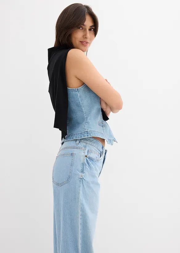 Loose Fit Straight-jeans Mid Waist, bonprix