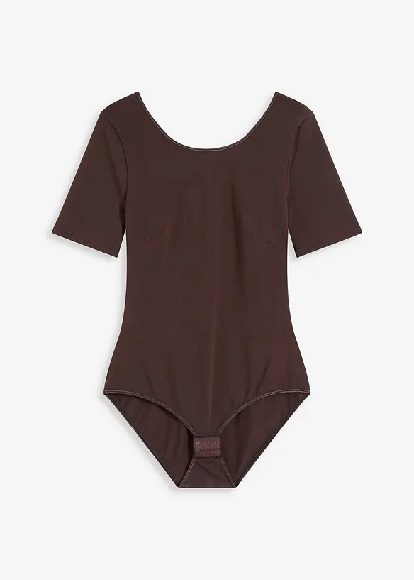 Body med korte ermer og bomull, bonprix