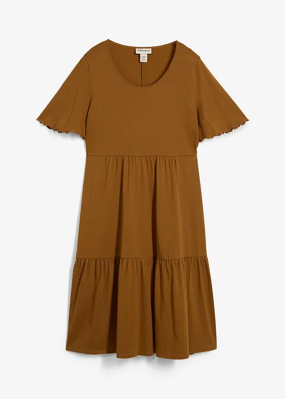Jerseykjole i 100% bomull, bonprix