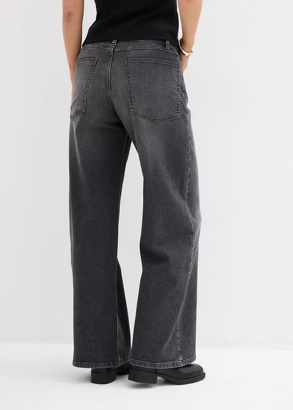 Wide Leg-jeans, High Waist, bonprix