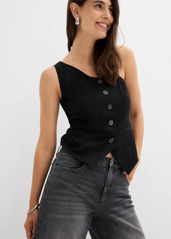 Wide Leg-jeans, High Waist, bonprix