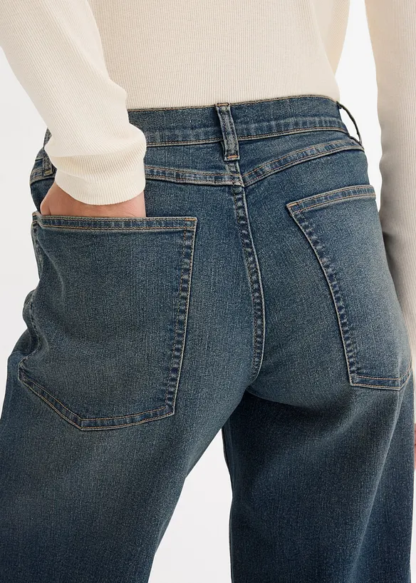 Wide Leg-jeans, High Waist, bonprix