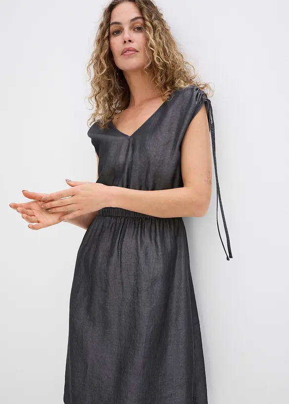 Kjole av glatt tencel, bonprix