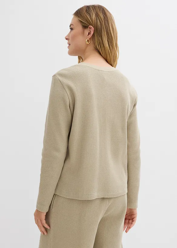 Cardigan i 100% bomull, bonprix
