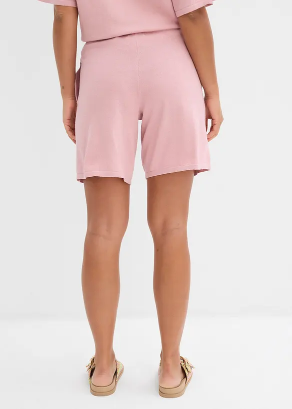 Slip on-shorts i finstrikk, bonprix