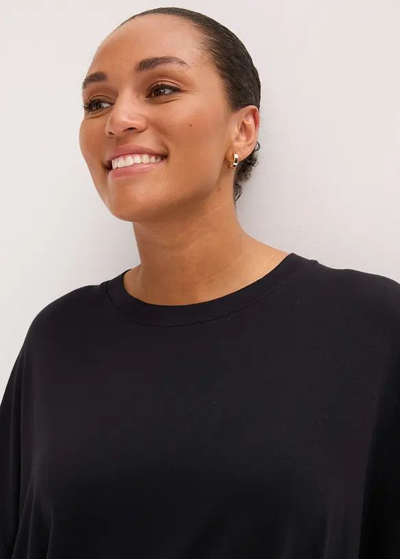Oversized kort pyjamas av myk modal, bonprix