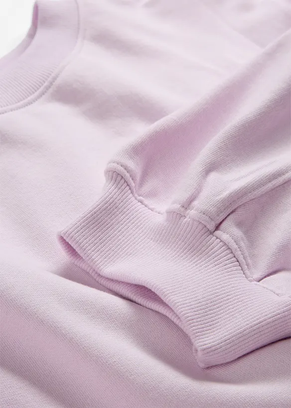 Oversized sweatshirt i 100% bomull, bonprix