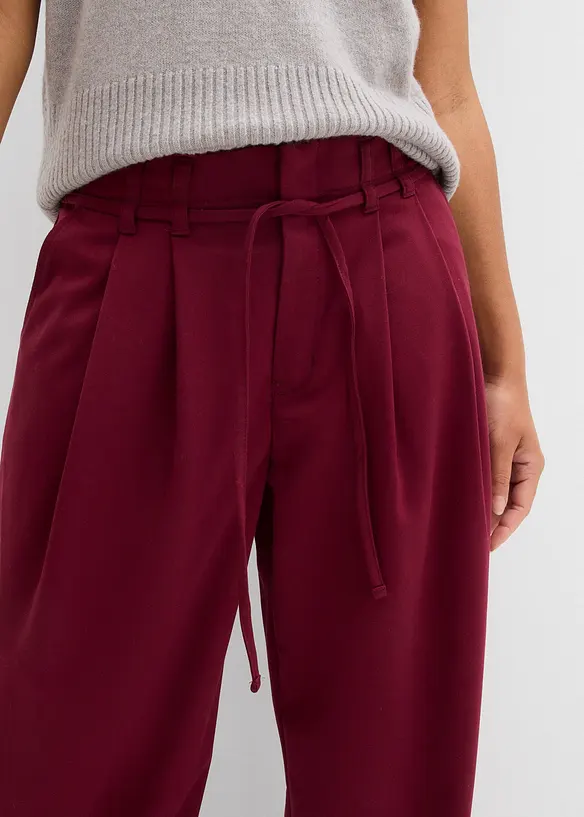 Bukse med legg og knytebånd, bonprix
